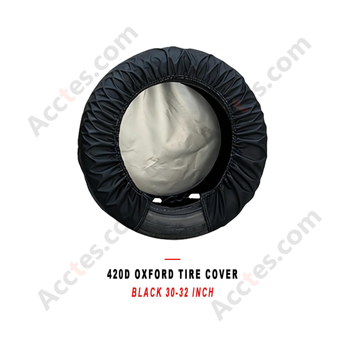 420D Oxford Fabric Spare Tire Cover Waterproof Sun Protection 30-32 inch