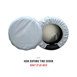 420D Oxford Fabric Spare Tire Cover Waterproof Sun Protection 27-29 inch
