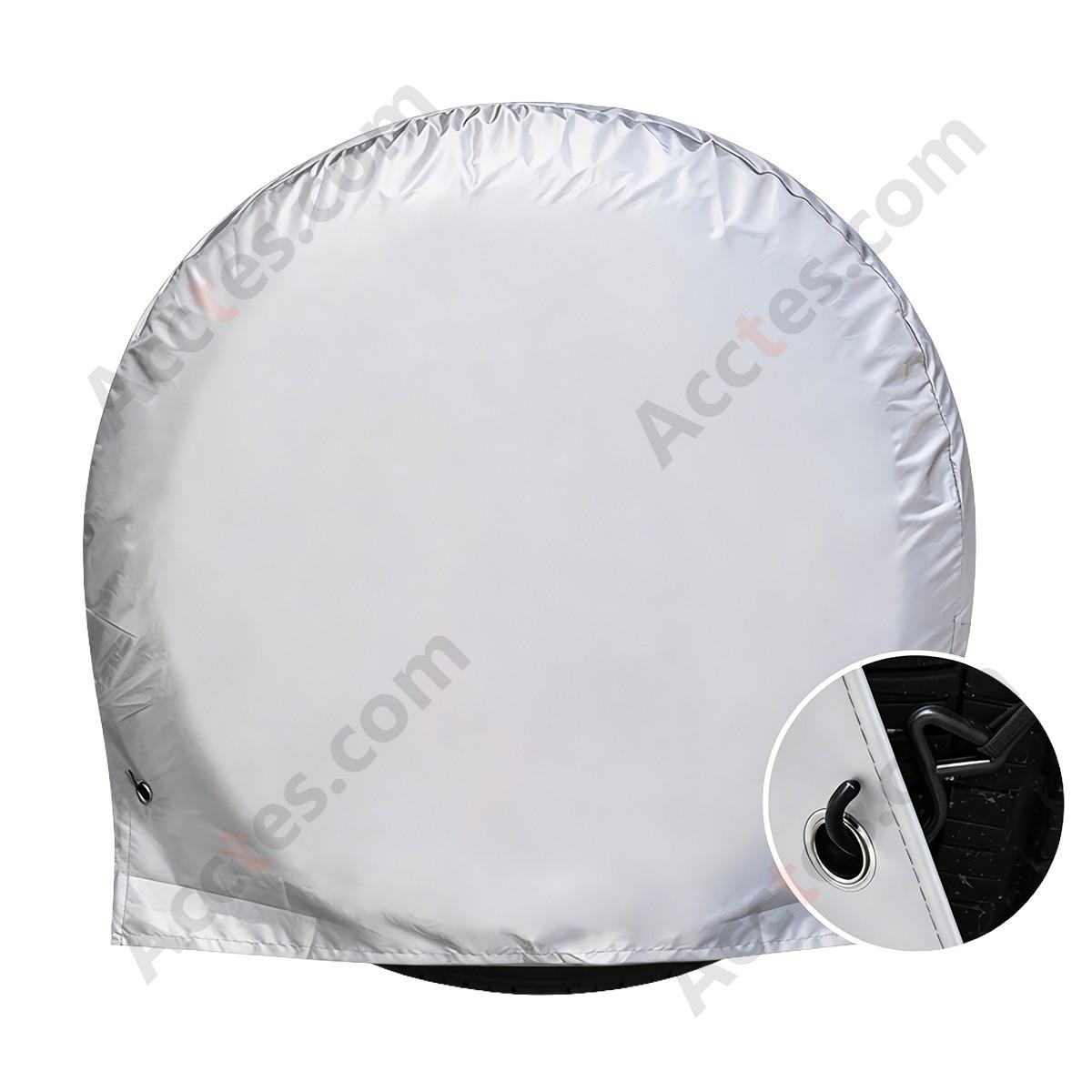210D Coated Oxford Universal Spare Tire Cover Waterproof Sun Protection 27-29 inch