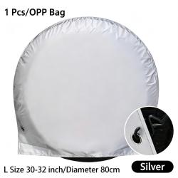 210D Coated Oxford Universal Spare Tire Cover Waterproof Sun Protection 30-32 inch