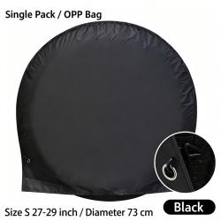210D Coated Oxford Universal Spare Tire Cover Waterproof Sun Protection 27-29 inch