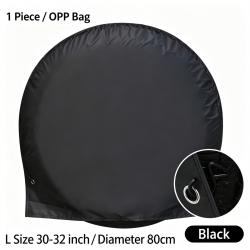 210D Coated Oxford Universal Spare Tire Cover Waterproof Sun Protection 30-32 inch