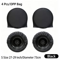 210D Coated Oxford Universal Spare Tire Cover Waterproof Sun Protection 27-29 inch
