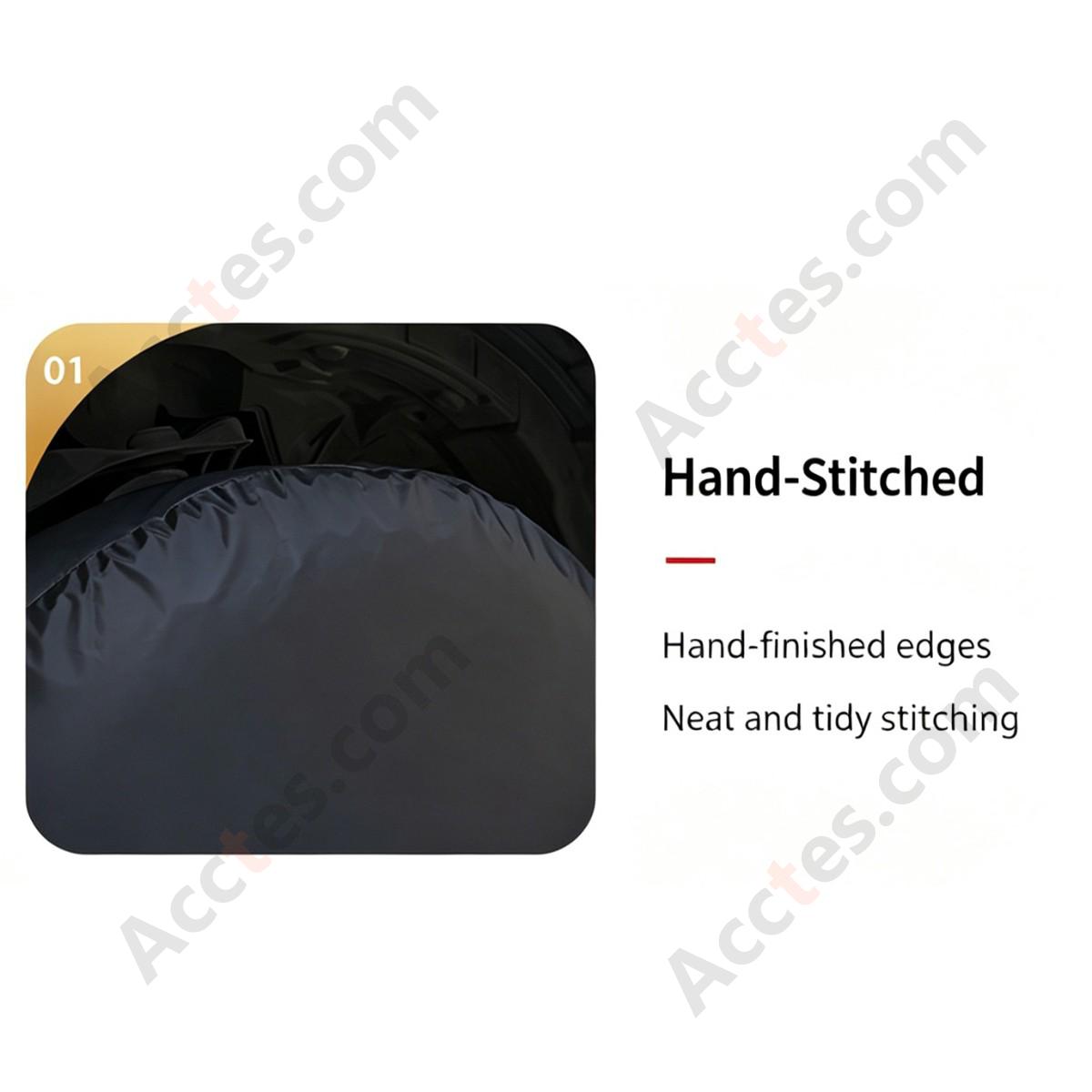 210D Coated Oxford Universal Spare Tire Cover Waterproof Sun Protection 30-32 inch