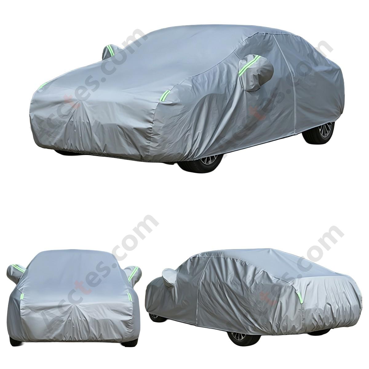 Full Car Cover Compatible with Tesla Model 3 Sun Protection Dustproof Gray