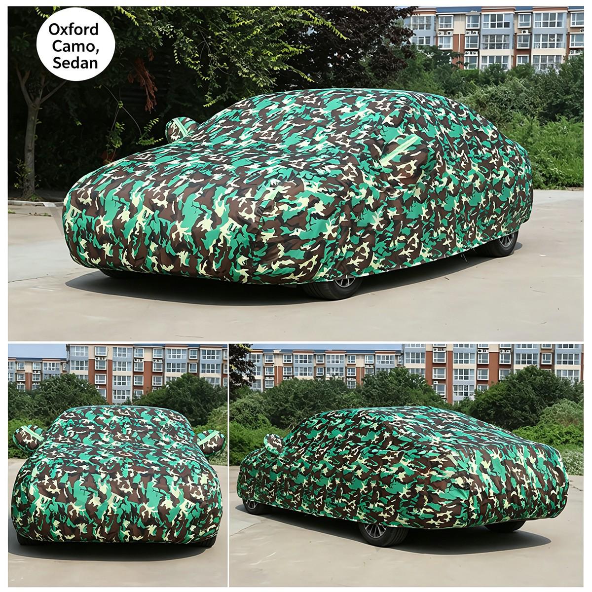 Full Car Cover Compatible with Tesla Model 3 Sun Protection Dustproof Camouflage