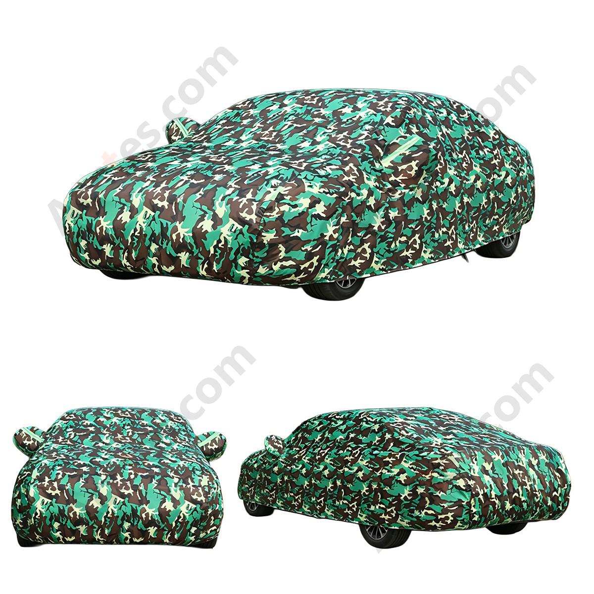 Full Car Cover Compatible with Tesla Model 3 Sun Protection Dustproof Camouflage