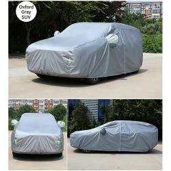 Full Car Cover Compatible with Tesla Model Y Sun Protection Dustproof Gray