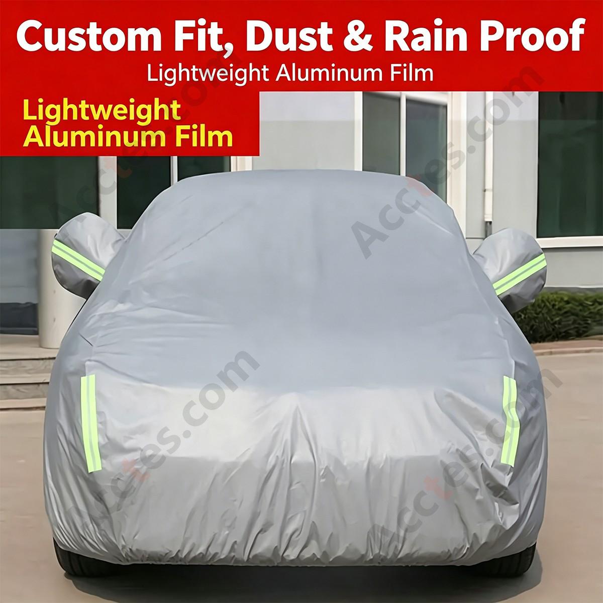 Universal Full Car Cover for Sedan SUV Dustproof Single Layer Lightweight