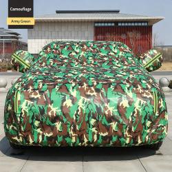Universal Full Car Cover for Sedan SUV Camouflage Thickened Fleece Lined
