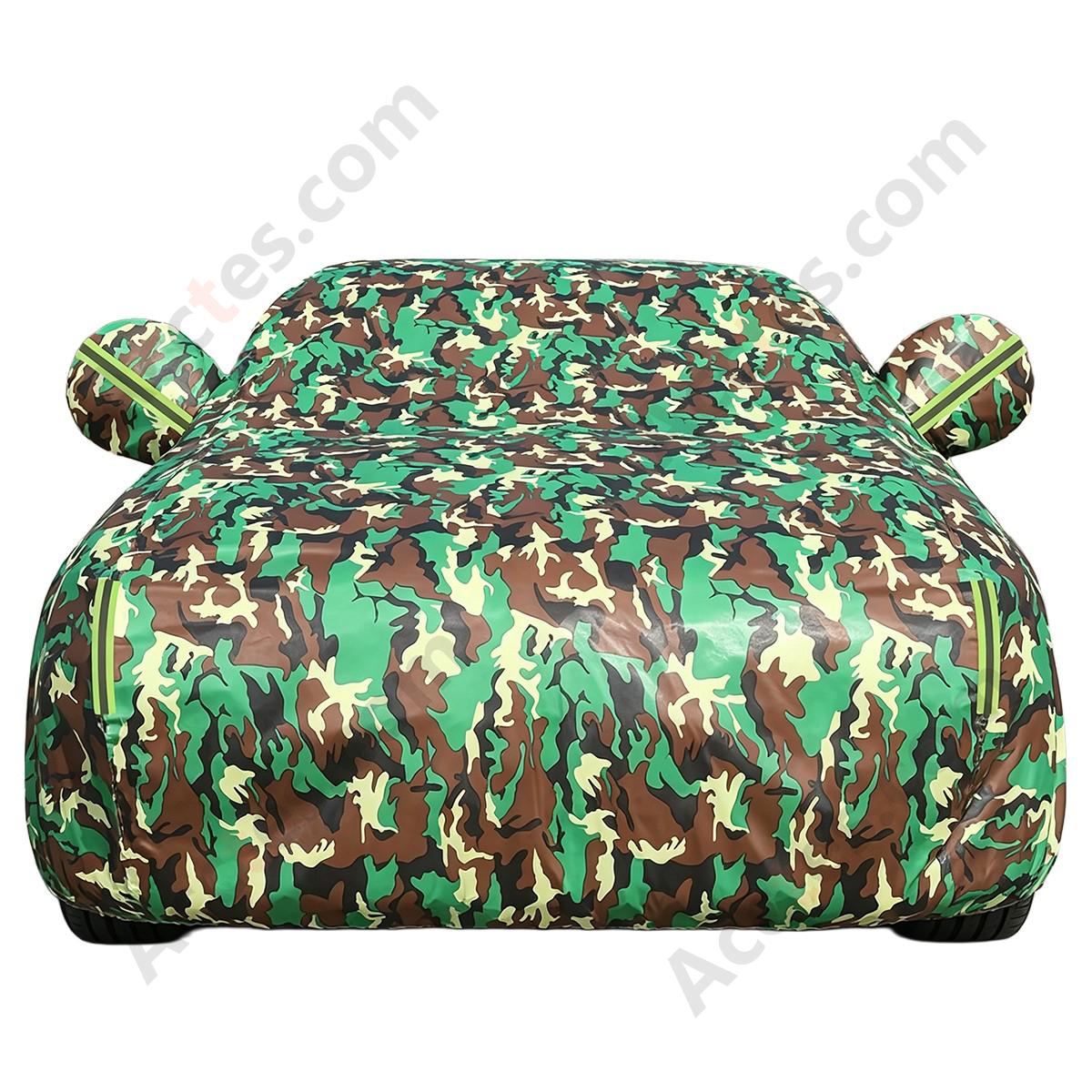 Universal Full Car Cover for Sedan SUV Camouflage Thickened Fleece Lined