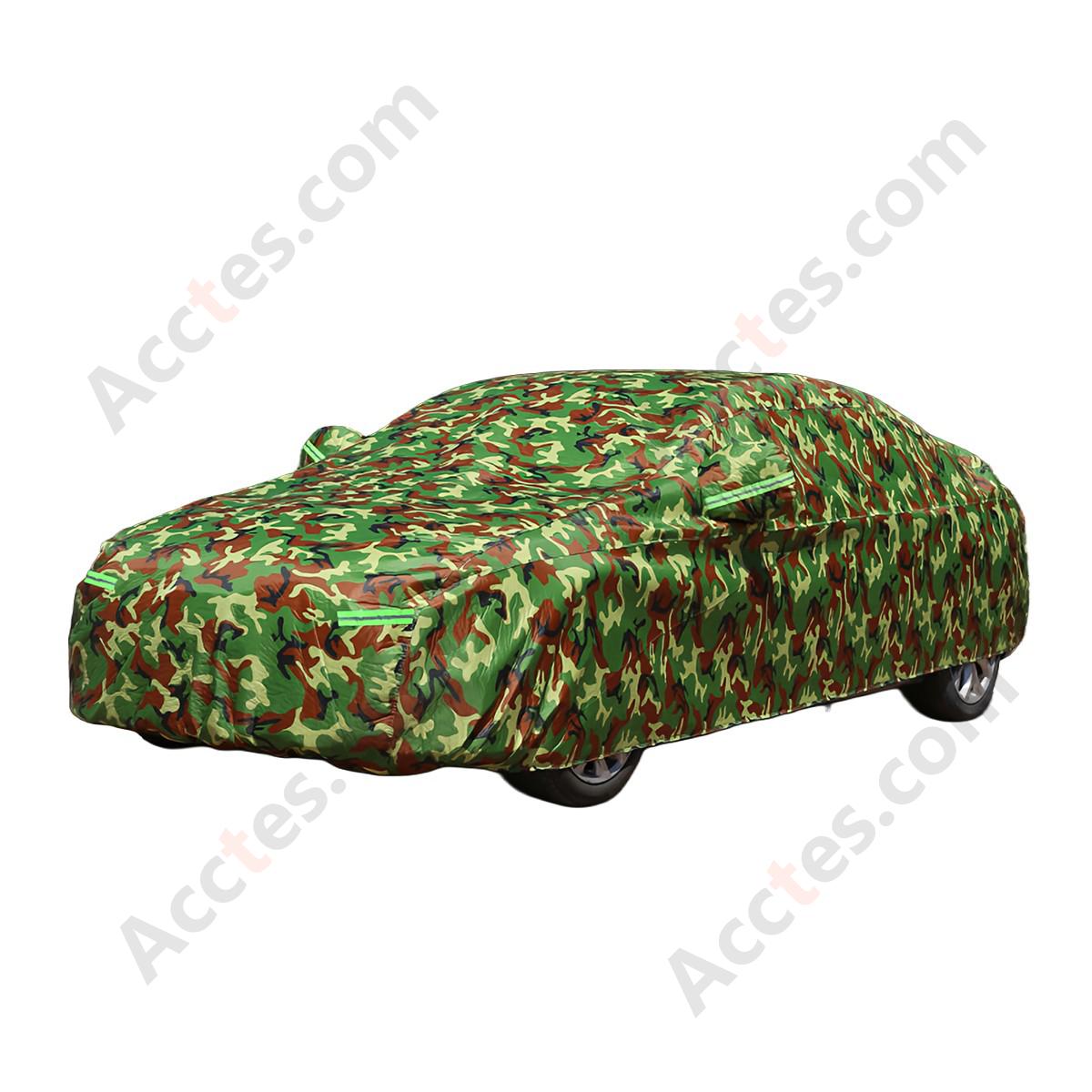 Universal Full Car Cover for Sedan SUV Camouflage Thickened Fleece Lined