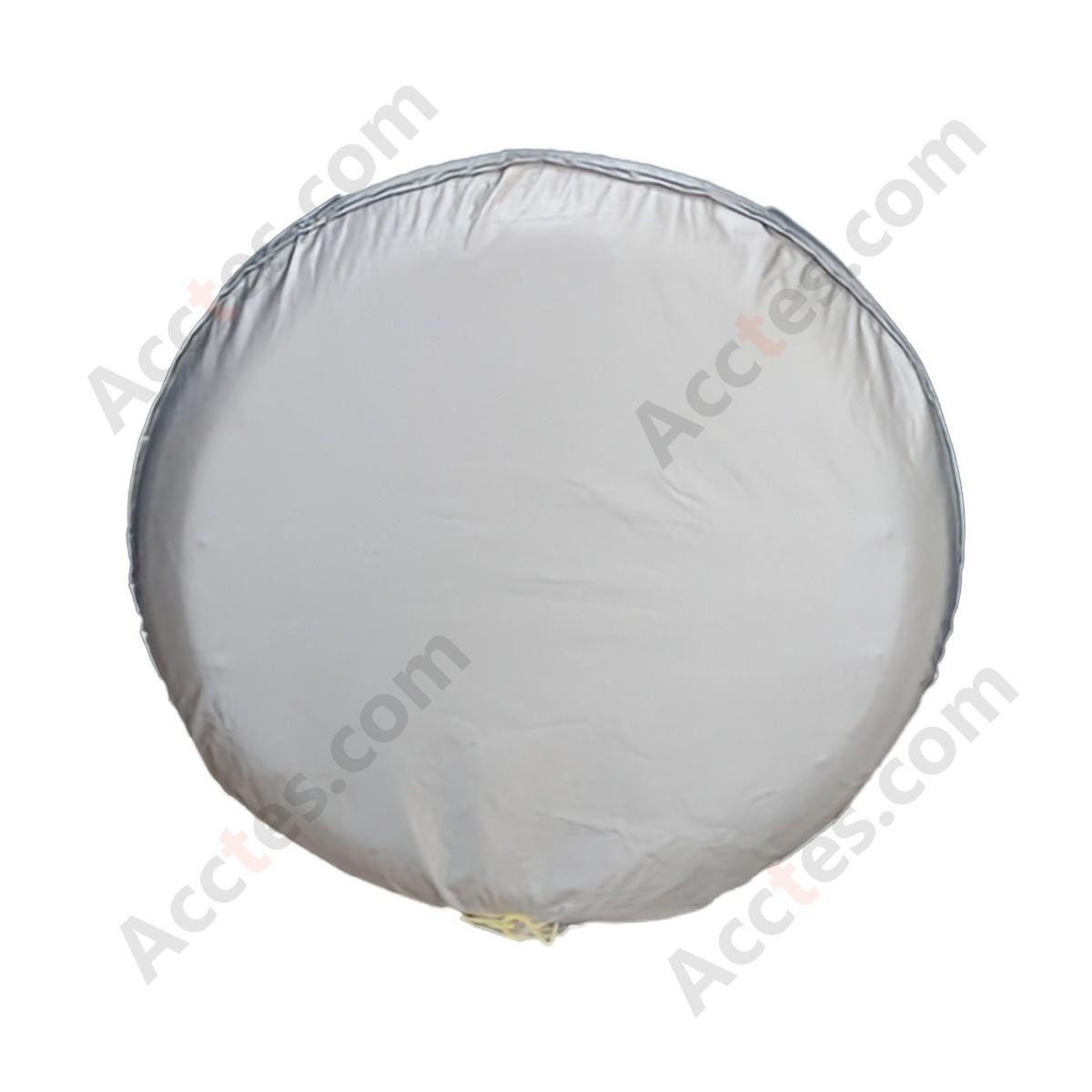 Car Tire Protector Cover Fleece Lined Thickened Oxford Silver 1 Piece