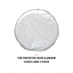 Car Tire Protector Cover Fleece Lined Thickened Aluminum Film 4 Pieces