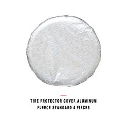 Car Tire Protector Cover Fleece Lined Aluminum Standard 4 Pieces
