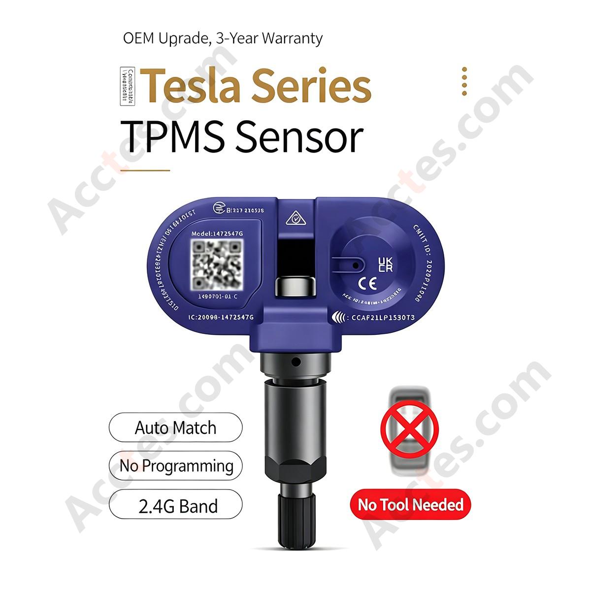 Bluetooth Tire Pressure Monitoring Sensor For Tesla All Models 1 Piece