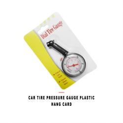 Plastic Car Tire Pressure Gauge Tester Hang Card Package