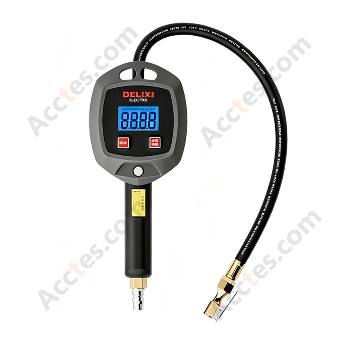 Digital Display Car Tire Pressure Gauge Flagship Model With 9 Meter Air Hose