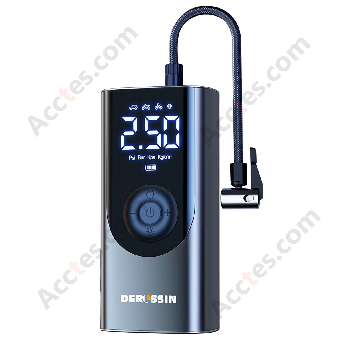 Portable Car Tire Air Pump Wired Wireless Power Bank With Tire Repair Kit