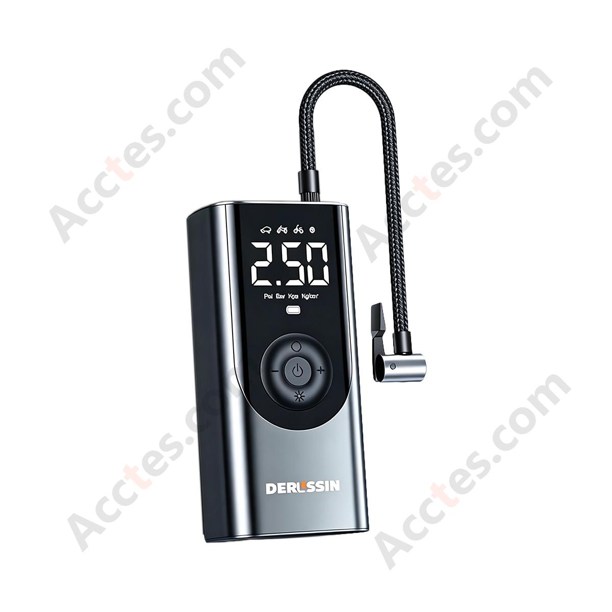 Portable Car Air Pump Wireless Power Bank Tire Inflator with Tire Repair Kit and Storage Box