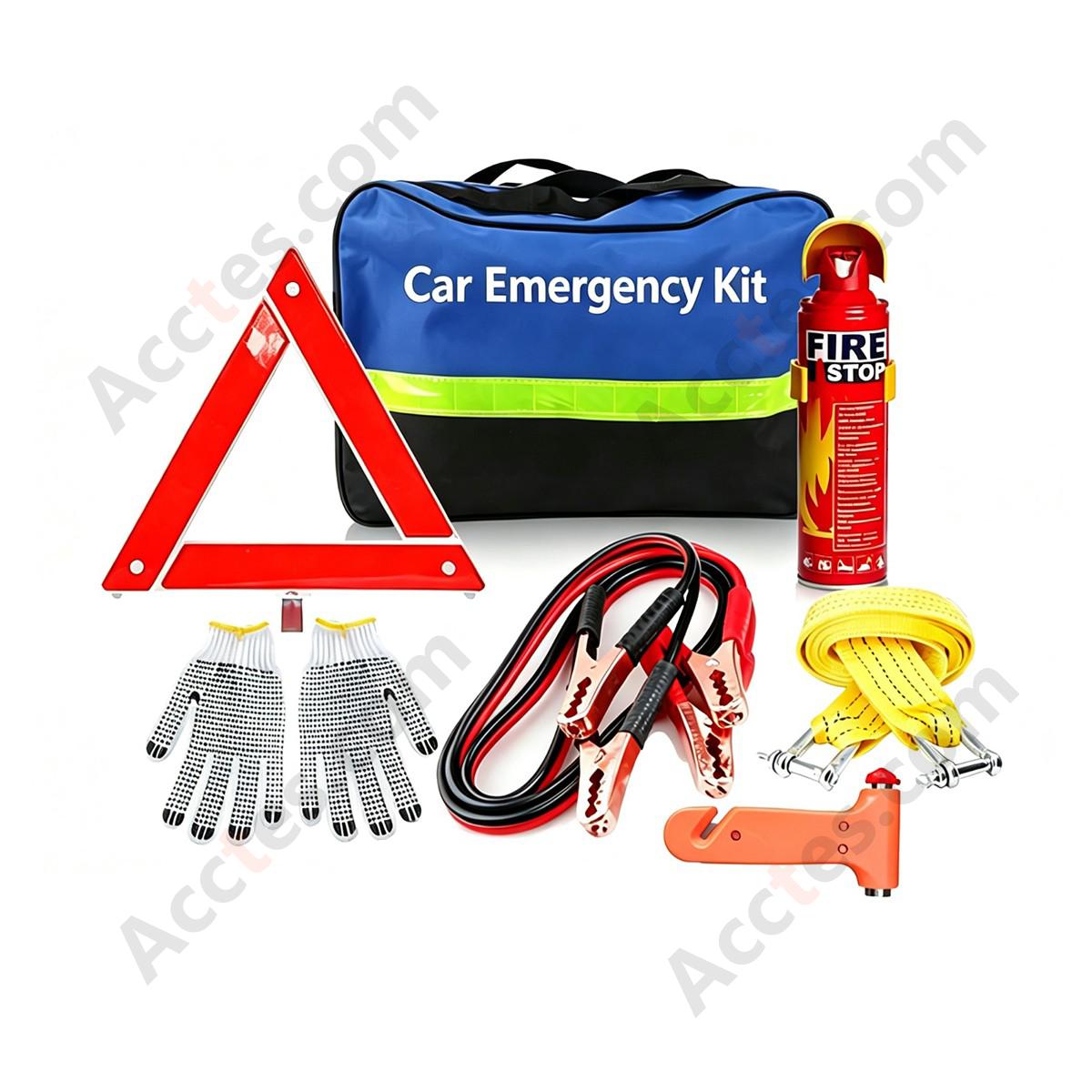 Car Emergency Kit 7 Pieces Roadside Rescue Tool Set