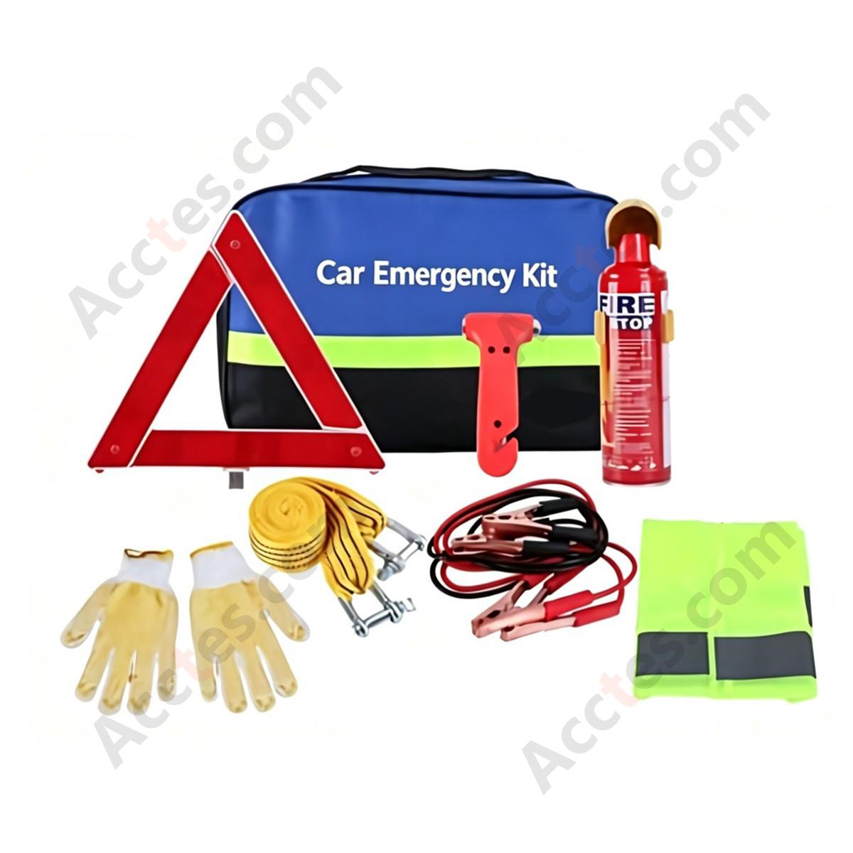 Car Emergency Kit 8 Pieces Roadside Rescue Tool Set
