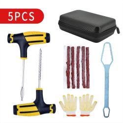 Car Tire Puncture Repair Kit 5 Pieces for Sedan