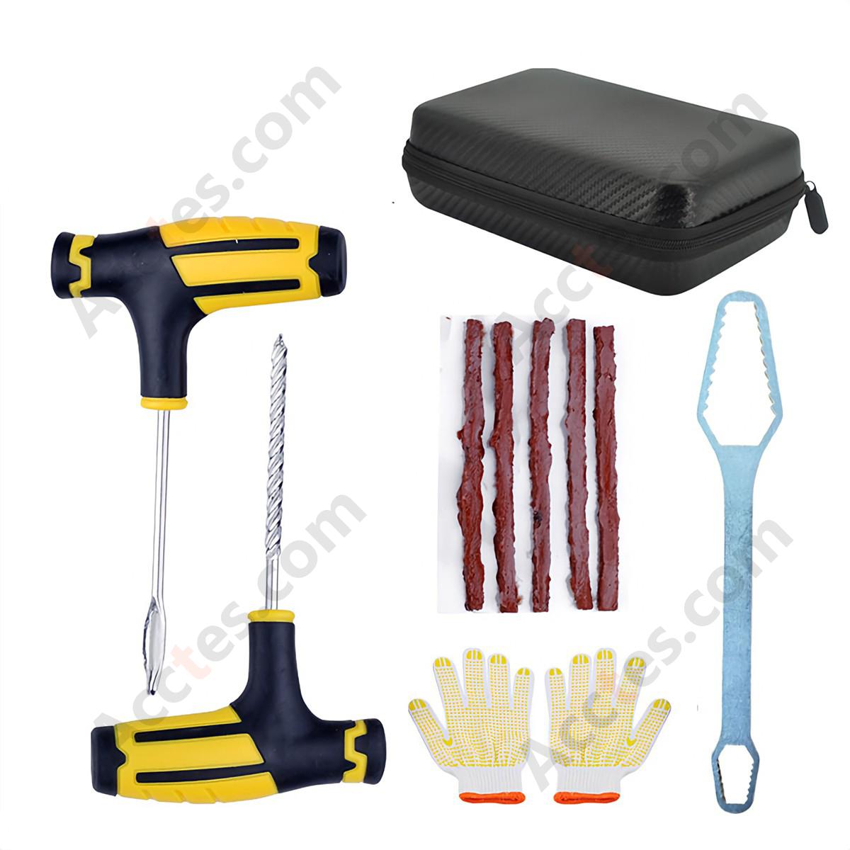 Car Tire Puncture Repair Kit 5 Pieces for Sedan