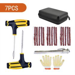 Car Tire Puncture Repair Kit 7 Pieces for Sedan