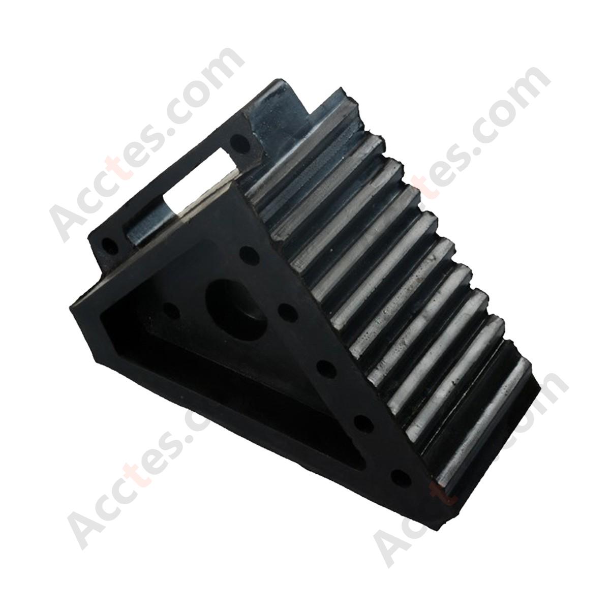 Rubber Truck Wheel Chock Stop 17.5x15x10 Anti Slip
