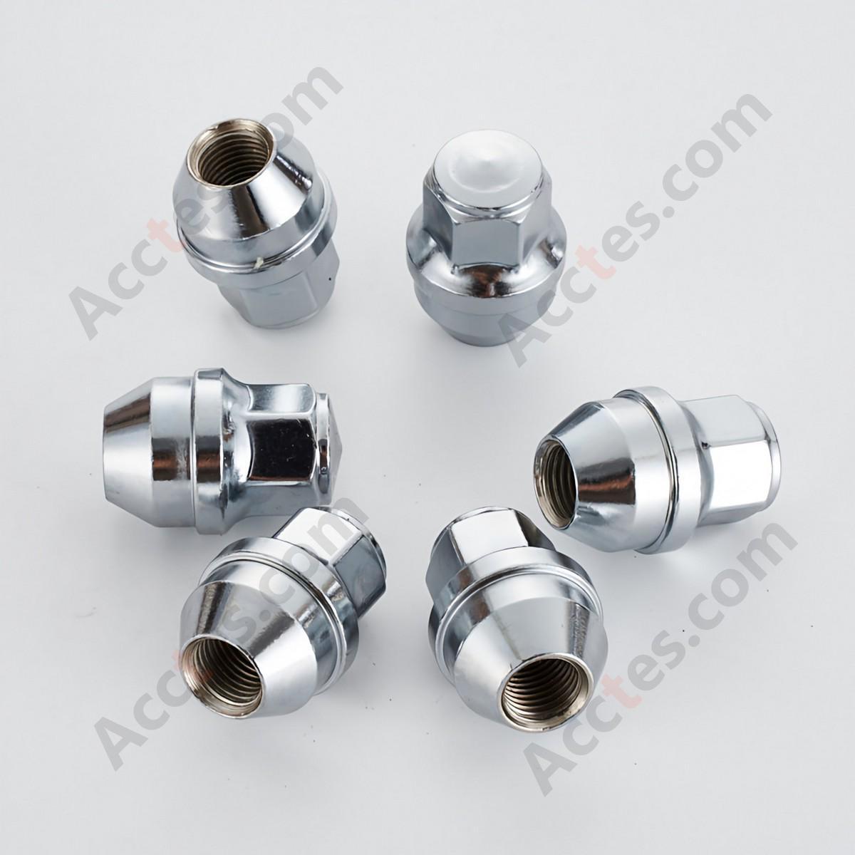For Tesla All Models One-piece Solid Wheel Lug Nuts, Solid Wheel Nuts Compatible with Tesla Vehicles