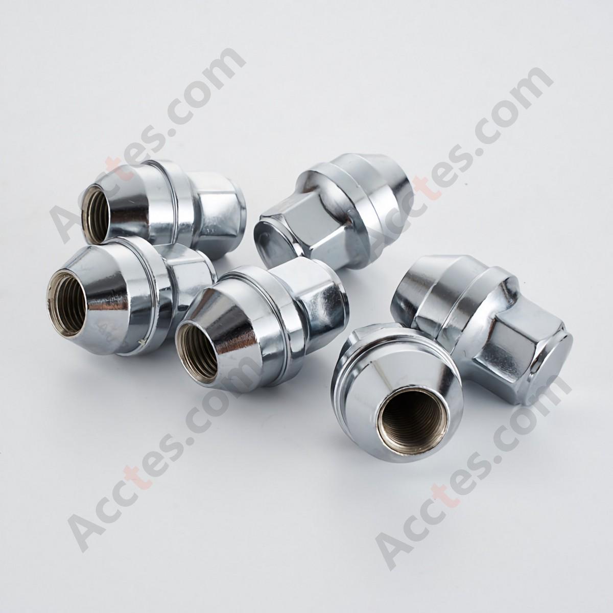 For Tesla All Models One-piece Solid Wheel Lug Nuts, Solid Wheel Nuts Compatible with Tesla Vehicles