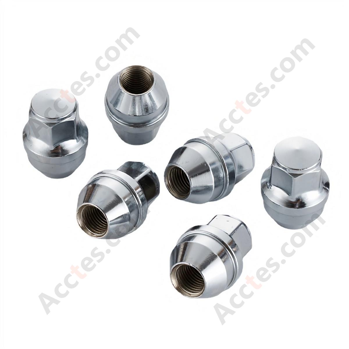 For Tesla All Models One-piece Solid Wheel Lug Nuts, Solid Wheel Nuts Compatible with Tesla Vehicles