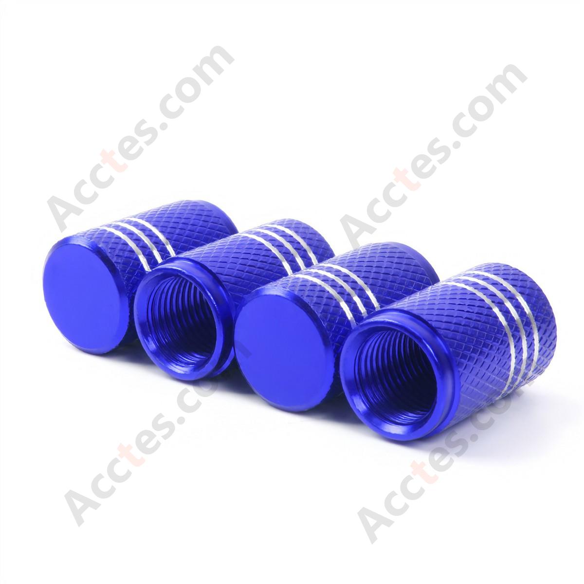 For Tesla Model 3 X Y S Tire Valve Stem Cap Blue, Valve Core Cap Compatible with Tesla