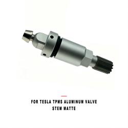 For Tesla TPMS Aluminum Valve Stem Matte, TPMS Valve Stem Compatible with Tesla Vehicles
