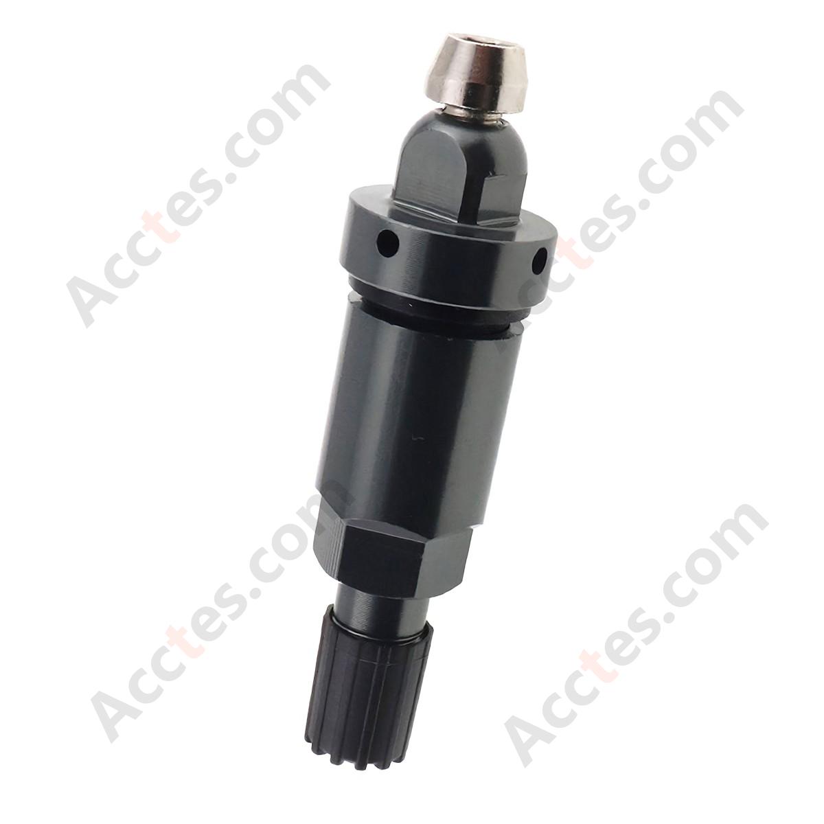 For Tesla TPMS Aluminum Valve Stem Gray, TPMS Valve Stem Compatible with Tesla Vehicles