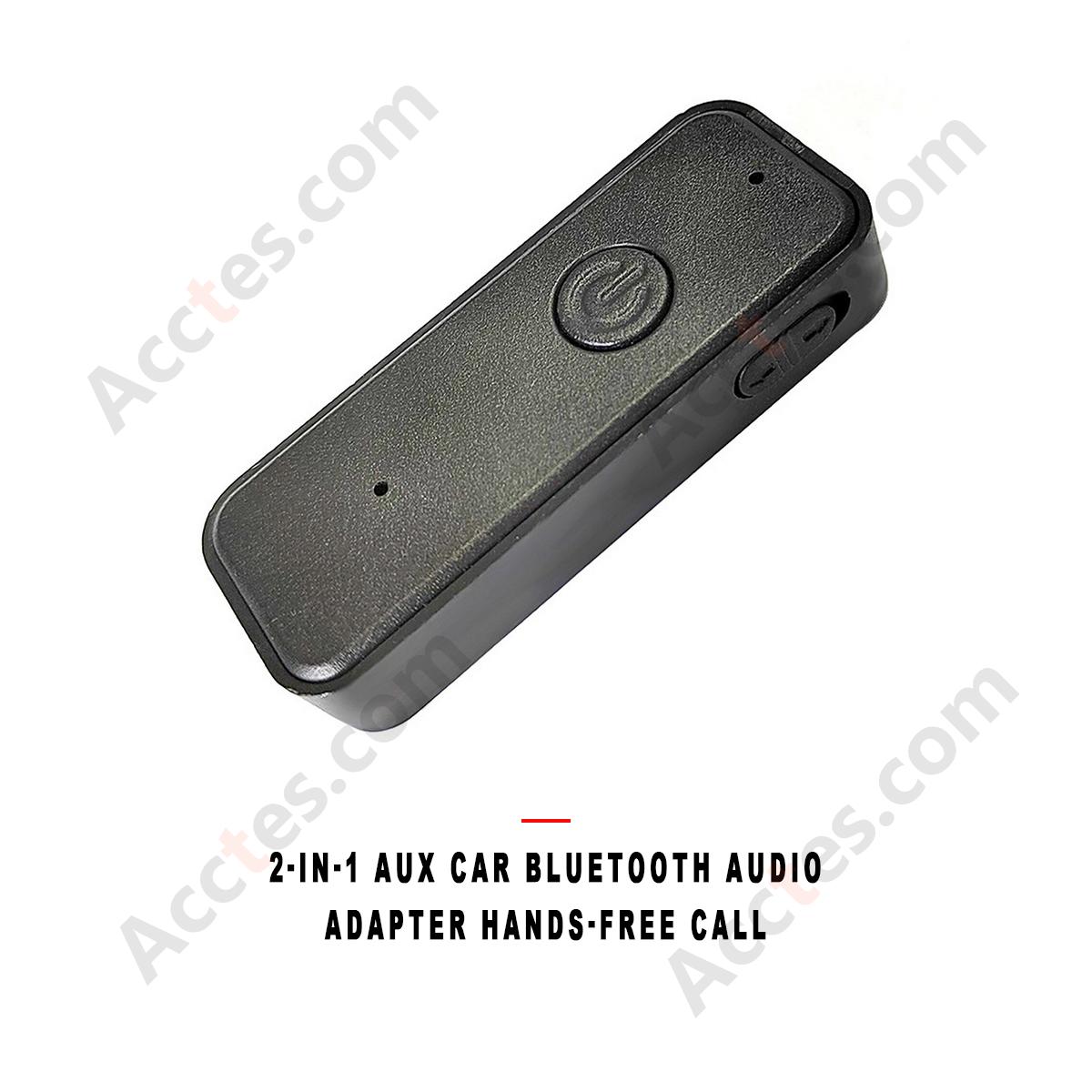 2‑in‑1 Car Bluetooth AUX Audio Receiver Adapter
