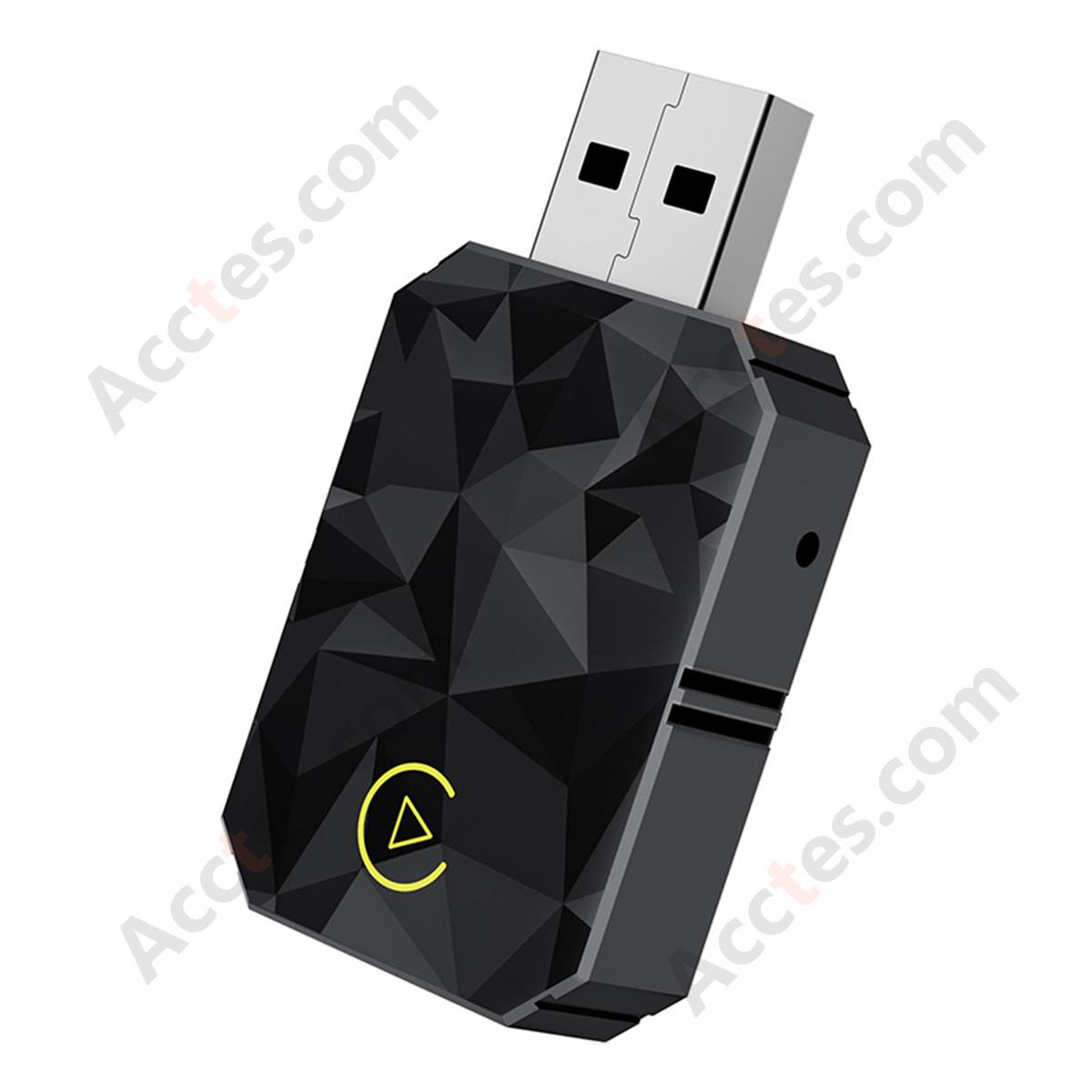 2‑in‑1 Q1M Wireless Car Media Box Diamond Pattern Android Module