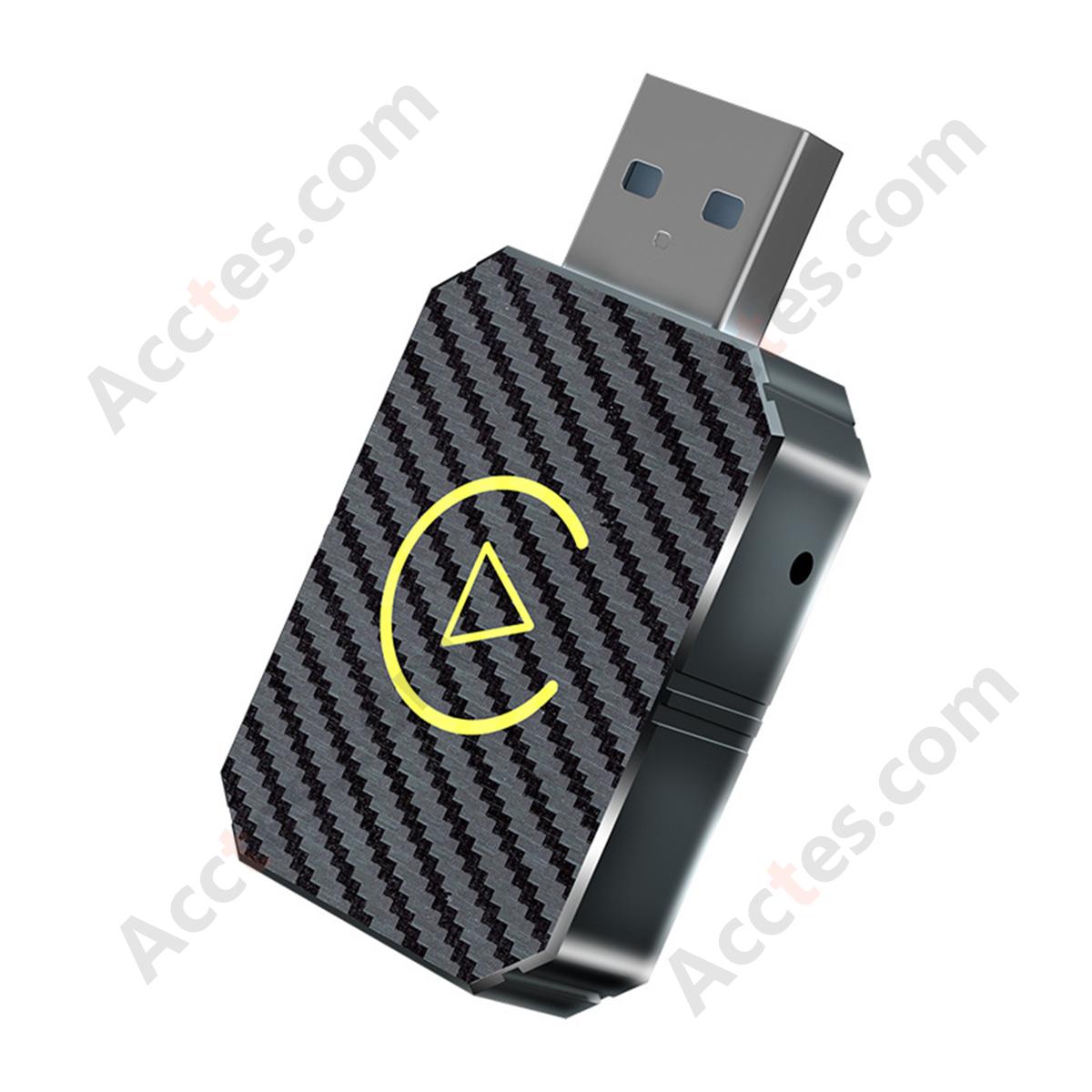 2‑in‑1 Q1M Silver Wireless Car Media Interconnection Box