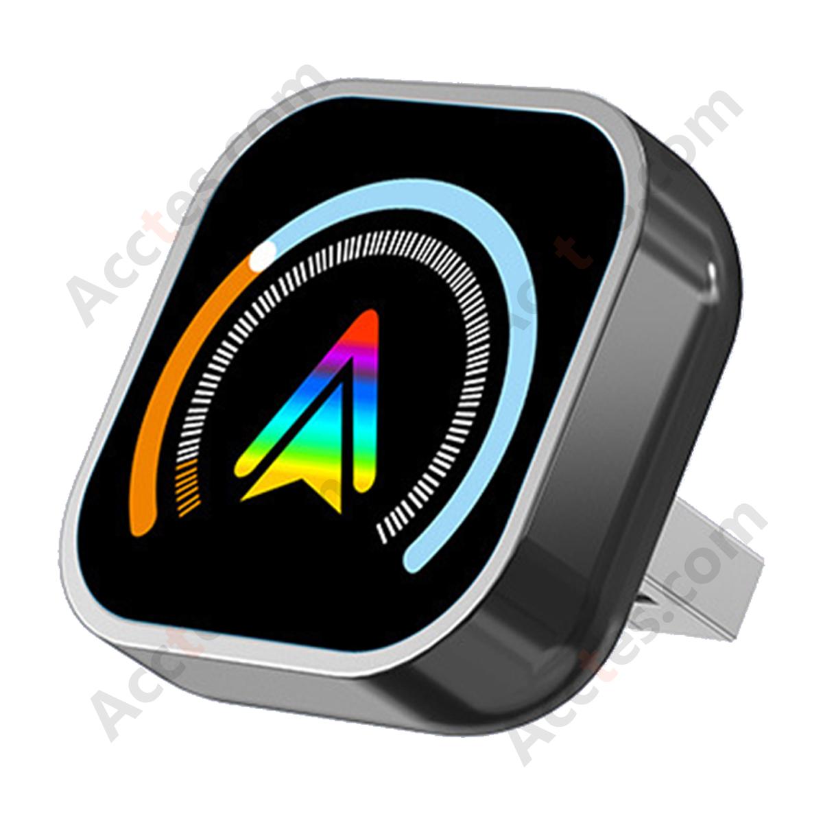 2-in-1 Wireless Car Screen Mirroring Box Color Logo