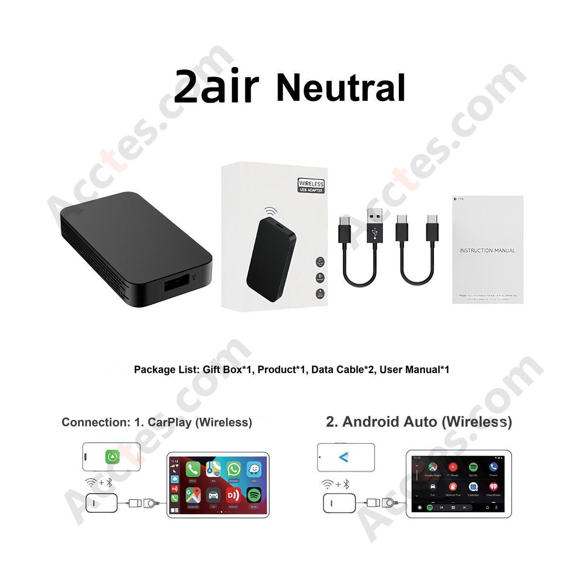 2Air- Wired To Wireless Dual-System Car Interconnection Box