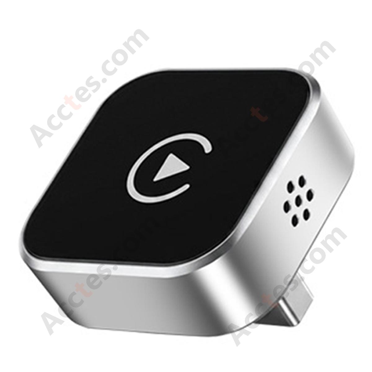 2-in-1 Universal Wireless Car Multimedia Box Silver