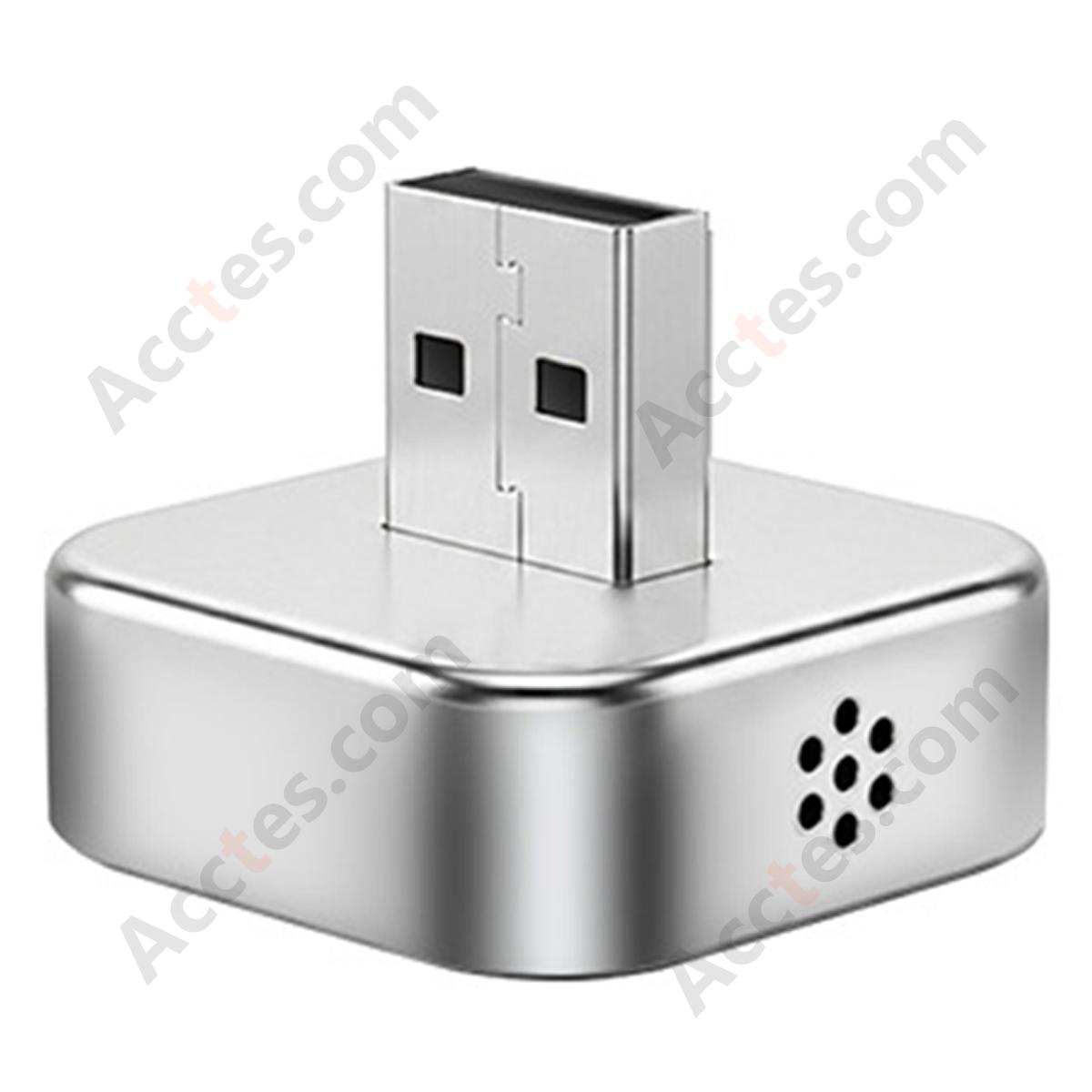 2-in-1 Universal Wireless Car Multimedia Box Silver