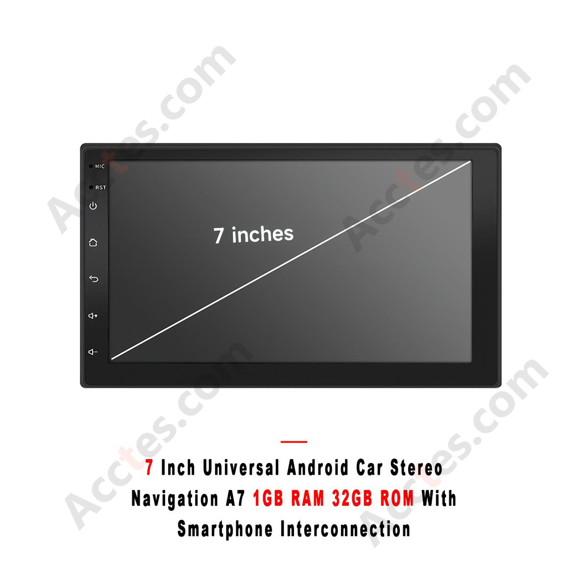 7 Inch Android Car Navigation Multimedia Player A7 1+32GB