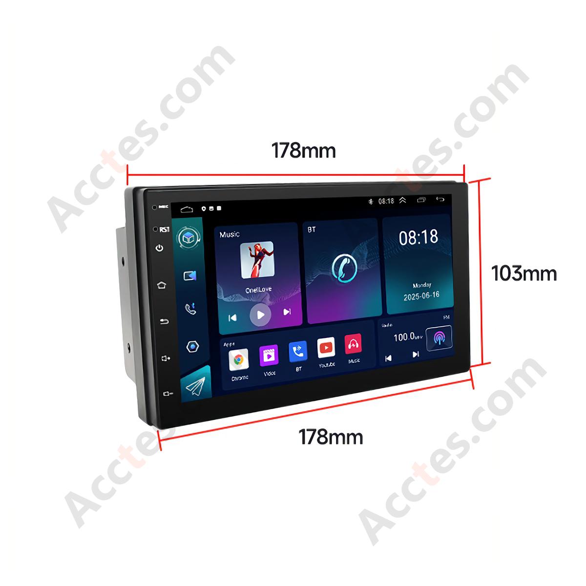 7 Inch Android Car Navigation Multimedia Player A7 2+32GB