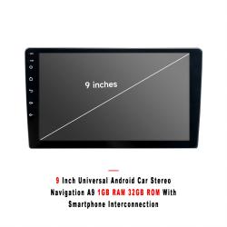 9 Inch Android Car Navigation Multimedia Player A9 1+32GB