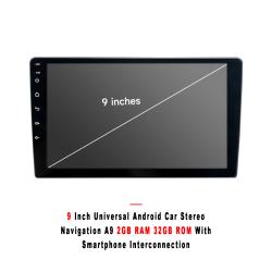9 Inch Android Car Navigation Multimedia Player A9 2+32GB