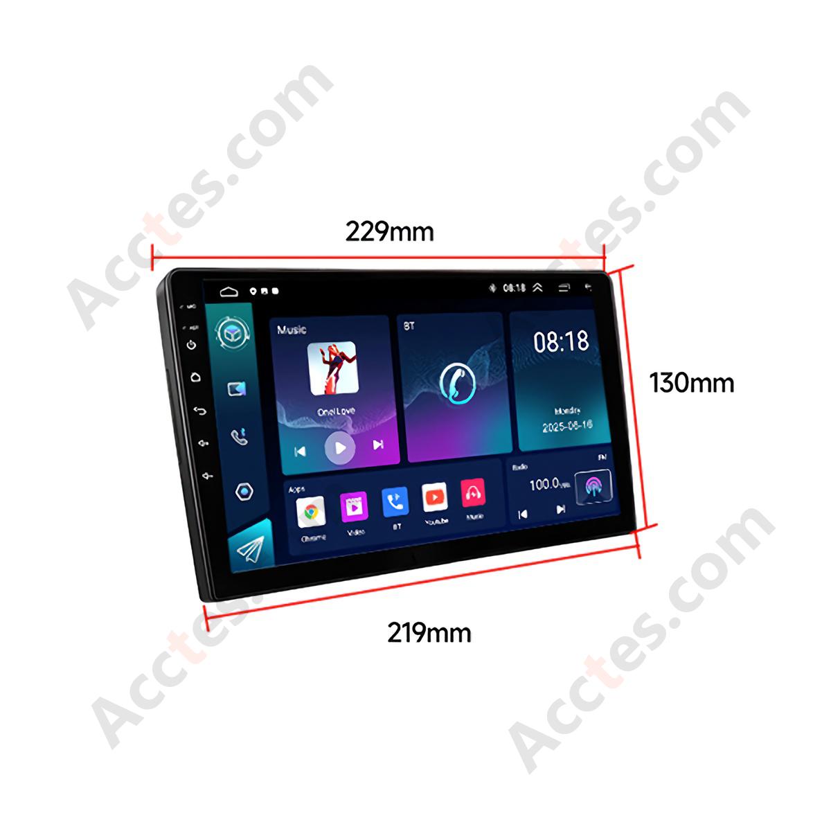 9 Inch Android Car Navigation Multimedia Player A9 2+64GB