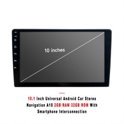 10.1 Inch Android Car Navigation Multimedia Player A10 2+32GB