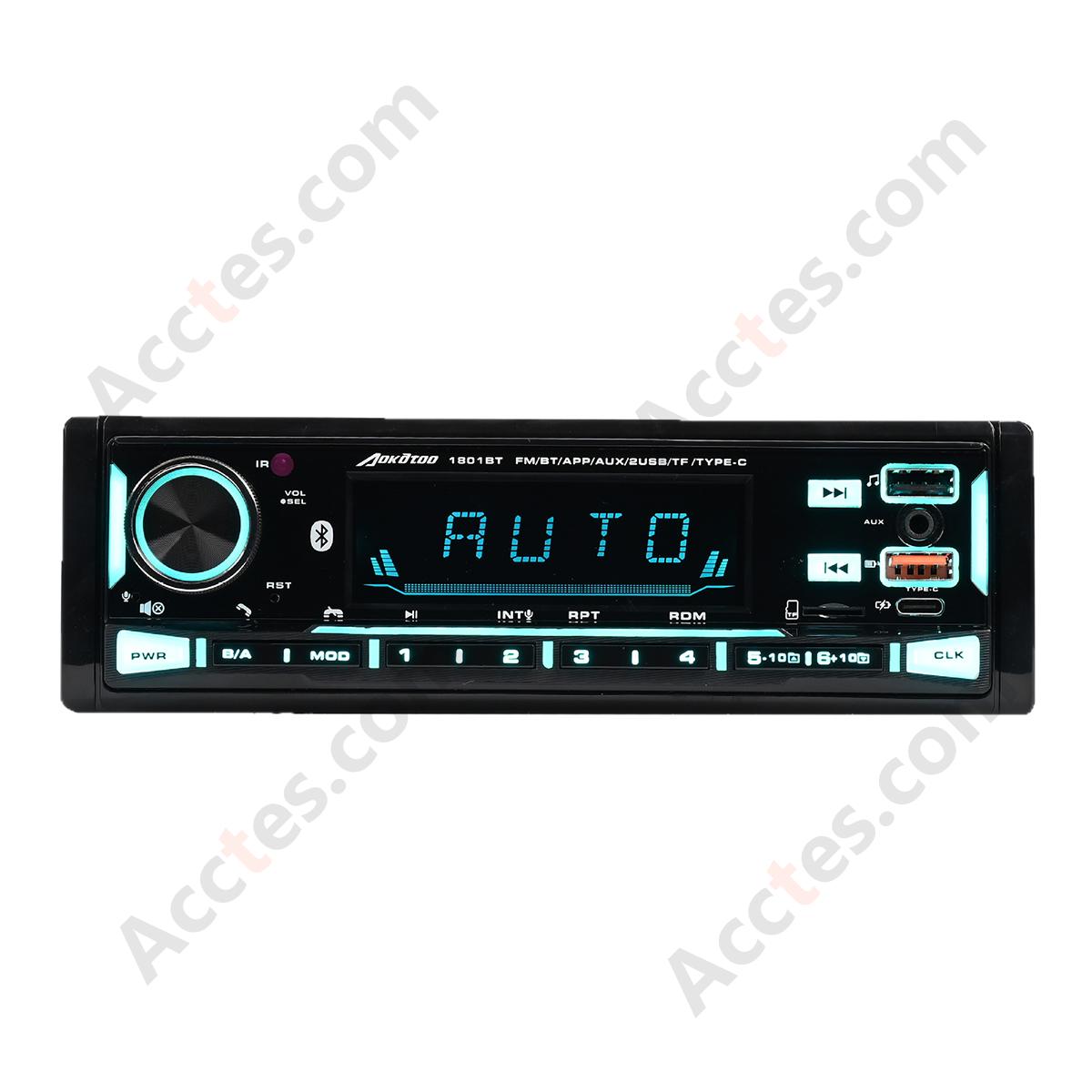 1801DSP Car MP3 Player Support TF Card U Disk Playback